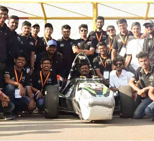 Pune’s STES racing team of Sinhgad Institutes