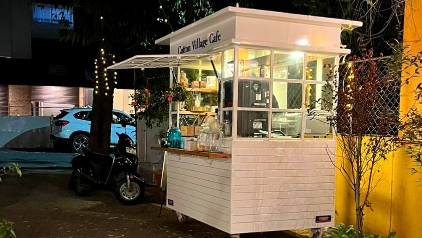 Cotton Village's café extension at Prabhat Road transports you to Pondicherry