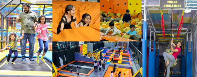 Visit Pune's best Trampoline Parks for a fun-day with your kids!