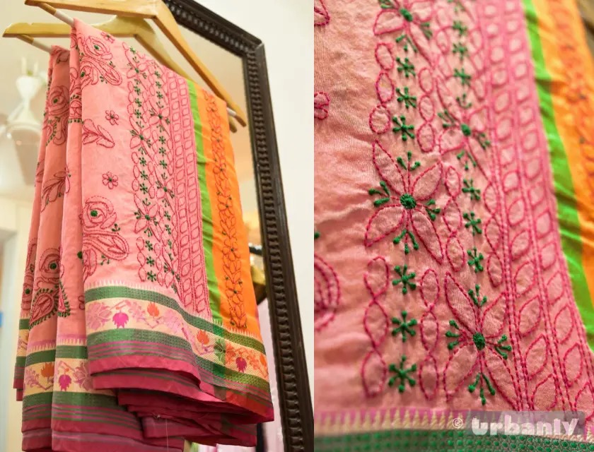 Pune's only shop that sells rare chikankari sarees!