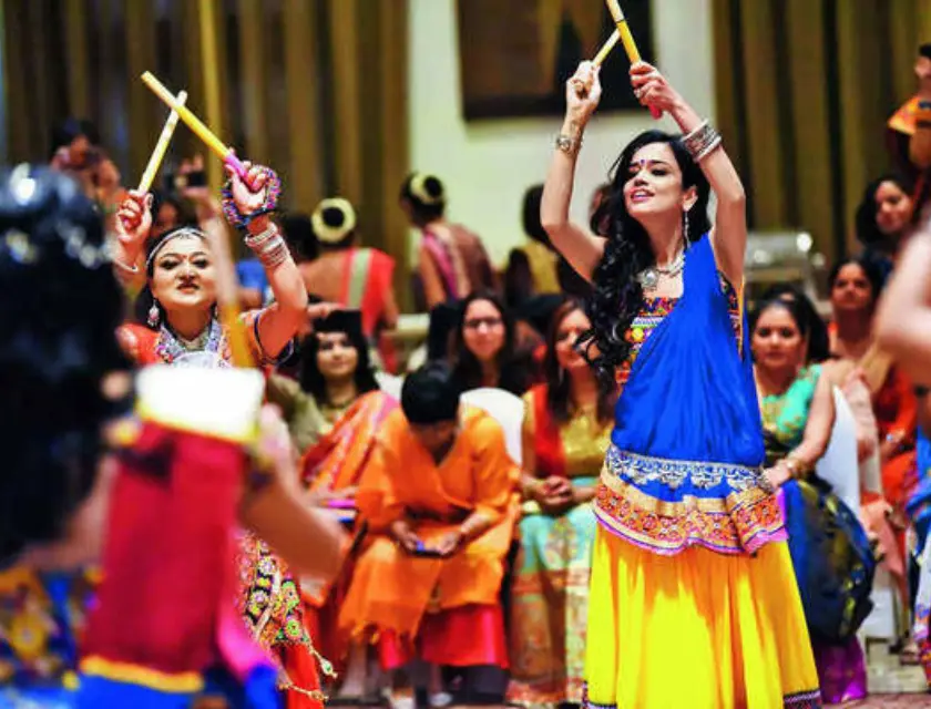 11 Nights of weatherproof Garba in a covered AC venue in PCMC