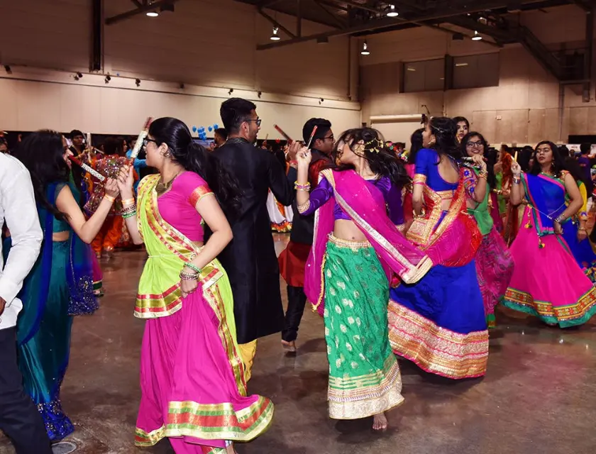 11 Nights of weatherproof Garba in a covered AC venue in PCMC