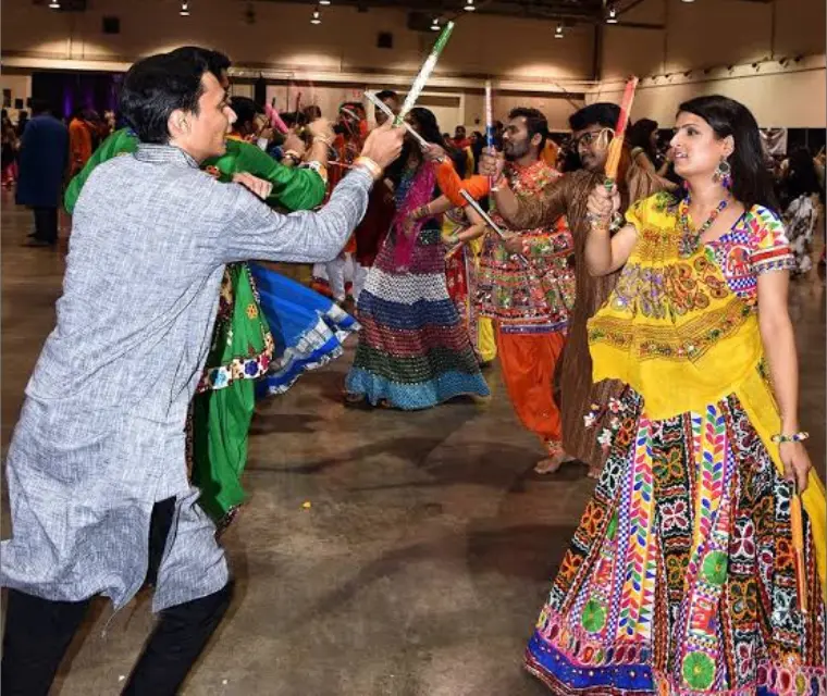 11 Nights of weatherproof Garba in a covered AC venue in PCMC