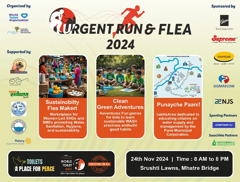 1 day to go, for Pune's awaited eco-friendly – Urgent flea & run!