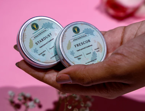 This solid perfume is so versatile, you can use it on your hair too!