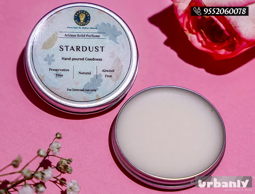 This solid perfume is so versatile, you can use it on your hair too!