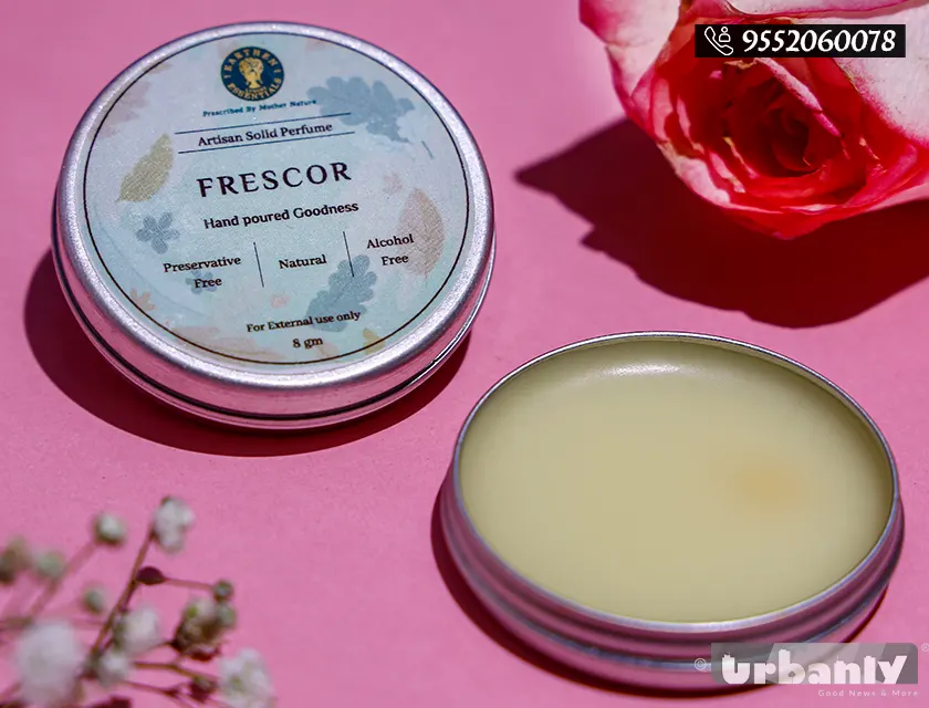 This solid perfume is so versatile, you can use it on your hair too!