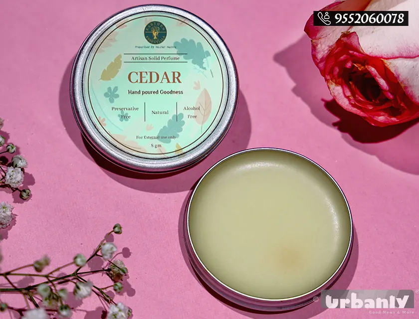 This solid perfume is so versatile, you can use it on your hair too!