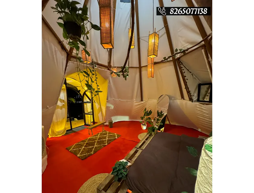 We bet you've not seen a luxury camping tent like this before!