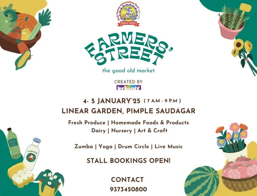 Book your stall @PCMC's Farmers Street in Pimple Saudagar!