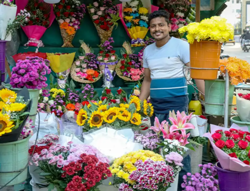 Jeevan, florist on Karve road, makes the most aesthetic bouquets!