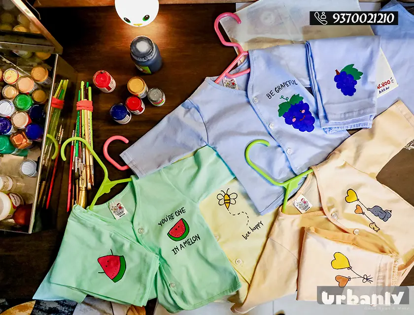 Now get hand painted and customized baby clothes in Pune!