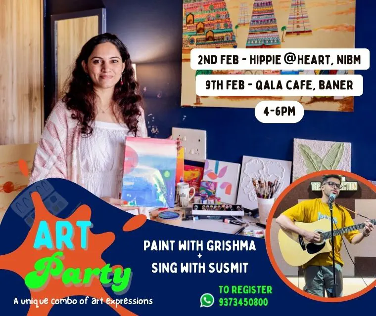 First ever Art Party with Live Music in Pune, you can’t miss!