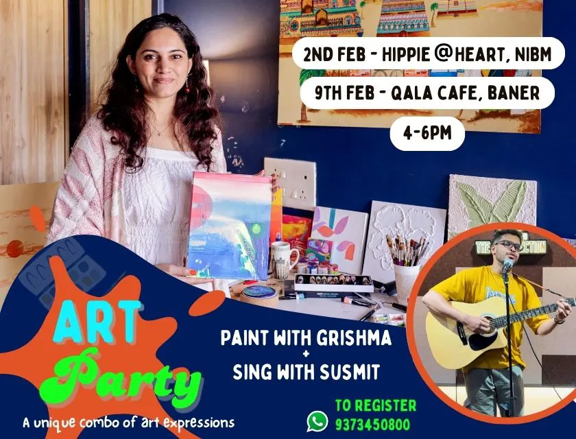 First ever Art Party with Live Music in Pune, you can’t miss!