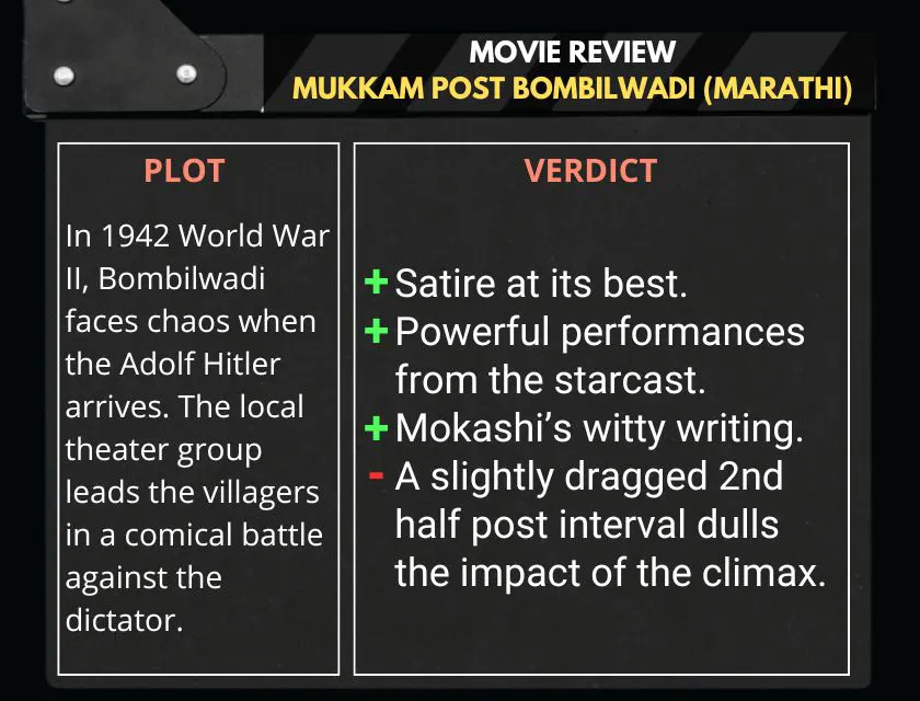 Mukkam Post Bombilwadi: Marathi Movie Review