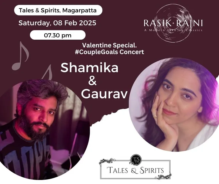 Valentine's themed intimate concert feat. Shamika Bhide on 8th Feb