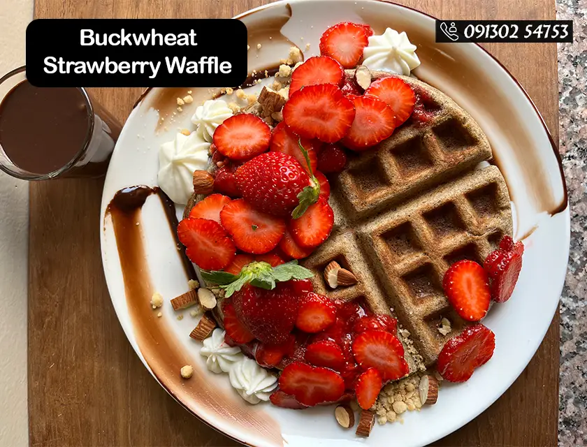 Presenting Pune's prettiest cafe serving the freshest fruity waffles!